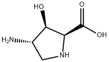 L-Proline, 4-amino-3-hydroxy-, (3R,4S)- (9CI) Structure