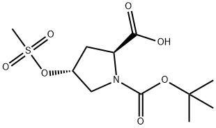 (2S,4R)-1-BOC-4-METHANESULFONYLOXY-PROLINE