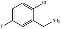 2-クロロ-5-フルオロベンジルアミン 化学構造式