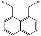 1,8-ナフタレンビスメタノール 化学構造式
