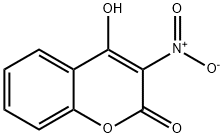4-羟基-3-硝基香豆素,20261-31-8,结构式