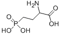 DL-2-氨基-4-磷丁酸,20263-07-4,结构式