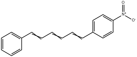 1-(4-硝基苯基)-6-苯基己三烯,20264-90-8,结构式