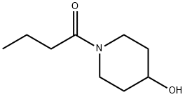 1-(4-羟基哌啶-1-基)丁烷-1-酮 结构式