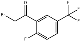 2-溴-1-(2-氟-5-(三氟甲基)苯基)乙酮, 202664-36-6, 结构式