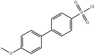 4'-甲氧基联苯-4-磺酰氯 结构式