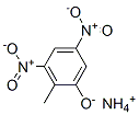 ammonium 3,5-dinitro-o-cresolate Structure