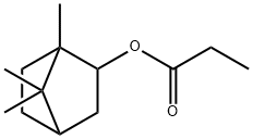 1,7,7-trimethylbicyclo[2.2.1]hept-2-yl propionate,20279-25-8,结构式