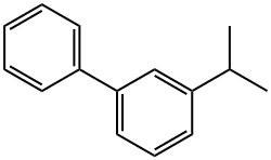 3-イソプロピルビフェニル 化学構造式