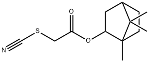 isobornyl thiocyanoacetate Struktur