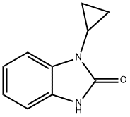 1-Cyclopropyl-1,3-dihydro-2H-benzimidazol-2-one Structure