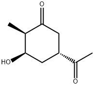 Cyclohexanone, 5-acetyl-3-hydroxy-2-methyl-, [2R-(2alpha,3alpha,5beta)]- (9CI) Structure