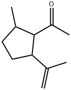 Ethanone, 1-[2-methyl-5-(1-methylethenyl)cyclopentyl]- (9CI) Struktur