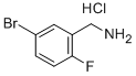 5-BROMO-2-FLUOROBENZYLAMINE HYDROCHLORIDE Struktur