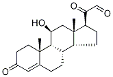 21-デヒドロコルチコステロン (MIXTURE OF THE ALDEHYDE AND THE HYDRATED FORM) 化学構造式