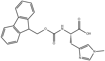 N-[芴甲氧羰基]-1-甲基-L-组氨酸, 202920-22-7, 结构式