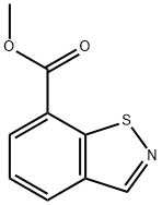 1,2-Benzisothiazole-7-carboxylic acid, methyl ester Structure