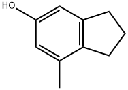 7-methylindan-5-ol 结构式