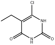 5-ETHYL-6-CHLOROURACIL Struktur