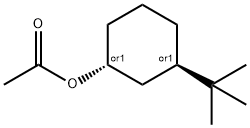 trans-3-tert-butylcyclohexyl acetate 结构式