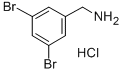 3,5-DIBROMOBENZYLAMINE HYDROCHLORIDE 化学構造式