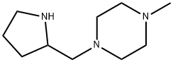 Piperazine, 1-methyl-4-(2-pyrrolidinylmethyl)- (9CI) Struktur