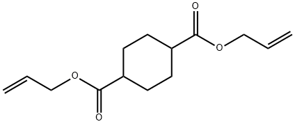 ジアリル＝シクロヘキサン１，４ジカルボキシラト 化学構造式