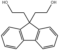 9,9-bis(2-hydroxyethyl)fluorene Struktur