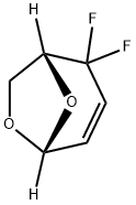 6,8-Dioxabicyclo[3.2.1]oct-3-ene,2,2-difluoro-,(1R)-(9CI) 结构式