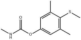 メチルカルバミド酸3,5-ジメチル-4-メチルチオフェニル 化学構造式