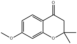 2,2-DIMETHYL-7-METHOXY-4-CHROMANONE Struktur