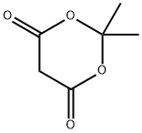 丙二酸亚异丙酯 结构式