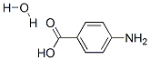Benzoic  acid,  4-amino-,  monohydrate  (9CI) Structure