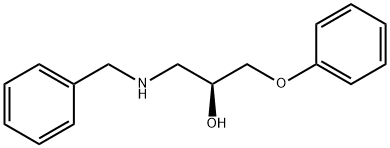 (S)-(-)-1-BENZYLAMINO-3-PHENOXY-2-PROPANOL Structure