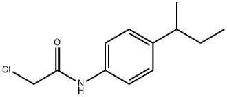 N-(4-sec-Butyl-phenyl)-2-chloro-acetamide Struktur