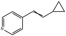 Pyridine, 4-(2-cyclopropylethenyl)- (9CI) 结构式