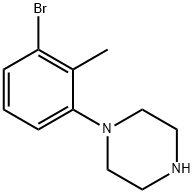 Piperazine, 1-(3-bromo-2-methylphenyl)- 化学構造式