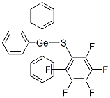 [(Pentafluorophenyl)thio]triphenylgermane 结构式