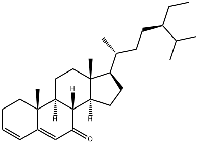 Stigmasta-3,5-dien-7-one Structure