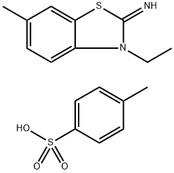 3-Ethyl-6-methylbenzo[d]thiazol-2(3H)-imine 4-methylbenzenesulfonate Struktur