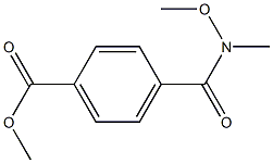 methyl 4-(N-methoxy-N-methylcarbamoyl)benzoate Structure