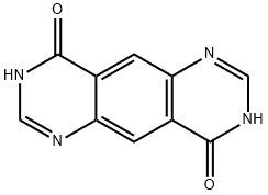 嘧啶并[4,5- G]喹唑啉- 4,9(3H,8H) - 二酮, 203451-82-5, 结构式