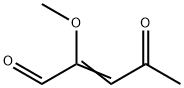 2-Pentenal, 2-methoxy-4-oxo- (9CI) Struktur