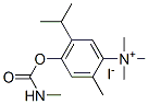 trimethyl-[2-methyl-4-(methylcarbamoyloxy)-5-propan-2-yl-phenyl]azaniu m iodide,20347-56-2,结构式