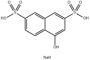 1-Naphthol-3,6-disulfonic acid disodium salt Structure
