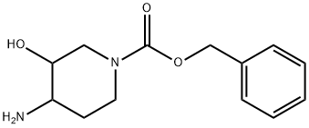 4-Amino-1-Cbz-3-hydroxypiperidine, 203503-30-4, 结构式