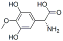 Benzeneacetic acid, alpha-amino-3,5-dihydroxy-4-methoxy-, (R)- (9CI) 结构式
