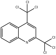 2,4-BIS(TRICHLOROMETHYL)QUINOLINE Structure