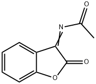Acetamide,  N-(2-oxo-3(2H)-benzofuranylidene)- 结构式