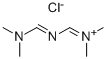 (DIMETHYLAMINOMETHYLENE-AMINOMETHYLENE)DIMETHYLAMMONIUM CHLORIDE Struktur